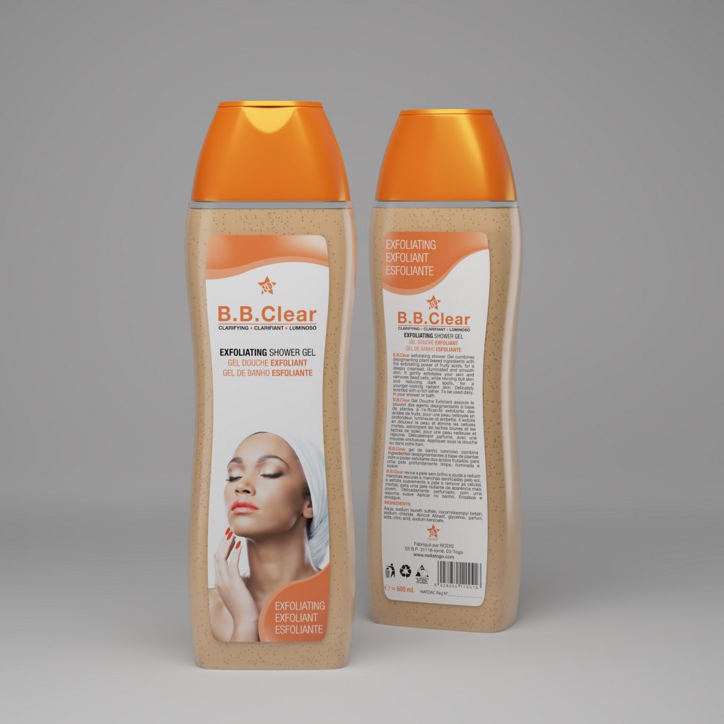 B.B. Clear Exfoliating Shower Gel