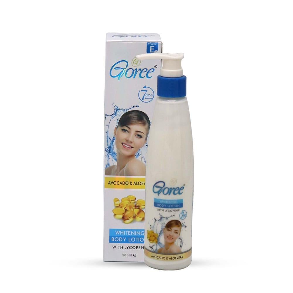 Goree Avocado & Aloe Vera Whitening Body lotion With Lycopene 205ml