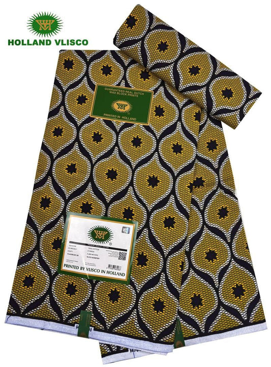 Authentic African Print 100%Cotton 6yards