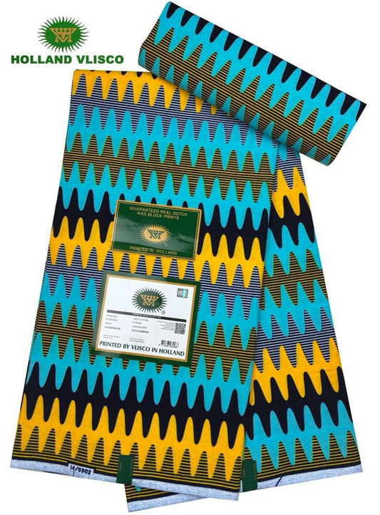 Authentic African Print 100%Cotton 6yards