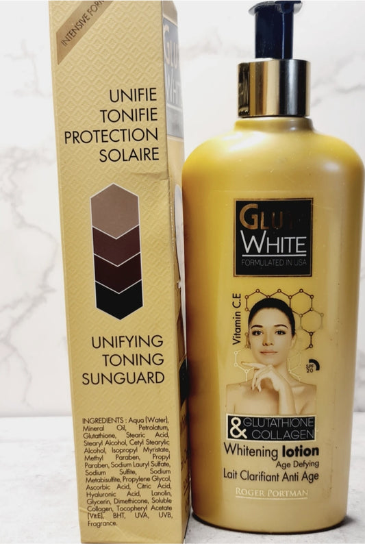 GLUTA WHITE GLUTATHIONE & COLLAGEN WHITENING LOTION 500ml