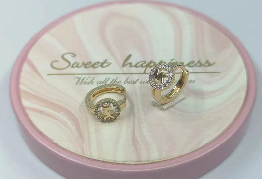 SMALL FASHION GOLD HOOP EARRING