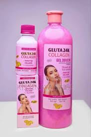 Gluta 24k Collagen Lightening Oil & Shower gel