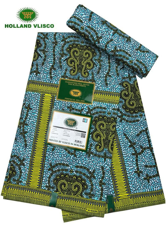 Authentic African Print 100%Cotton 6yards