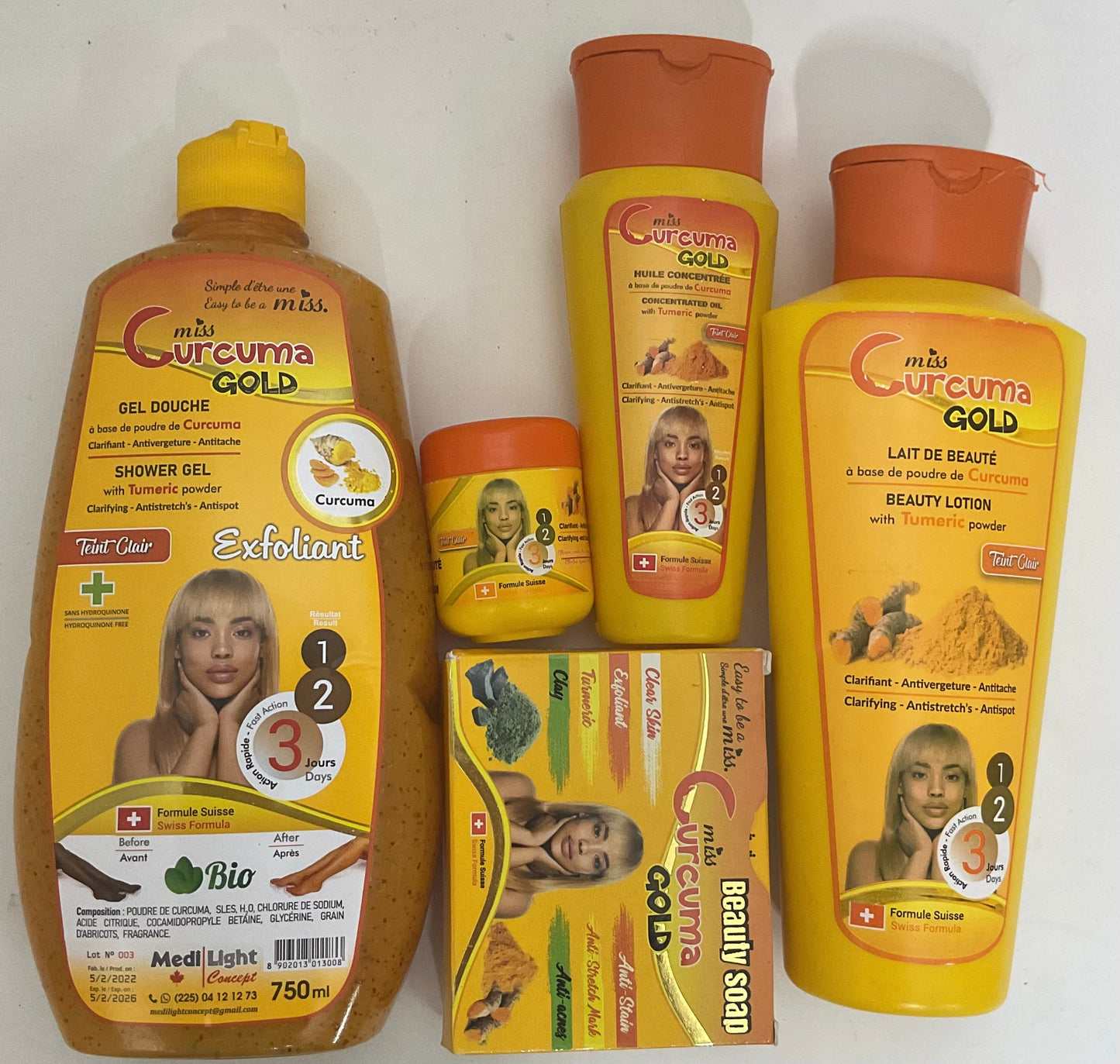 Miss Curcuma Gold Full Set Bundle