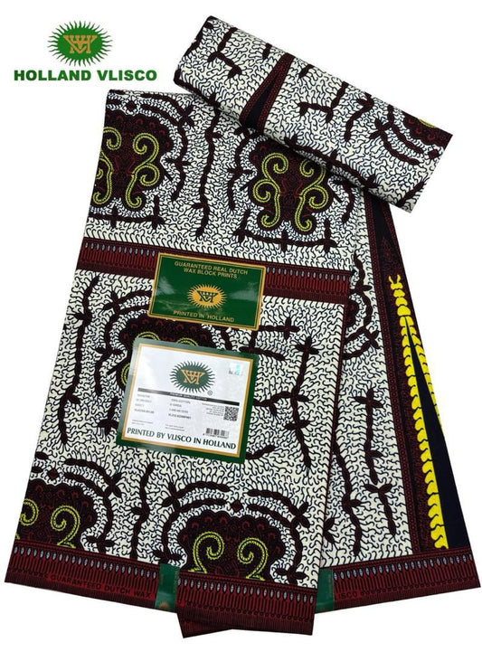 Authentic African Print 100%Cotton 6yards