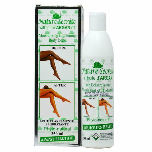 NATURE SECRET MOISTURIZING BODY LOTION with pure argan oil 350ml