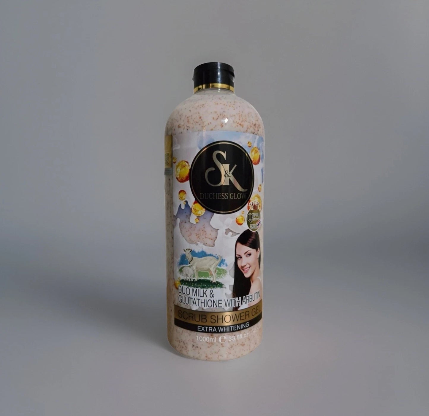 SK DUCHESS Glow Duo MILK & Glutathione With Arbutin Scrub Shower Gel X 1