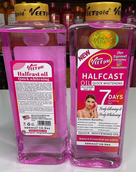 💯 Original Veet Gold Half - Cst Corrector Face & Body Oil SPF 25. 500ml