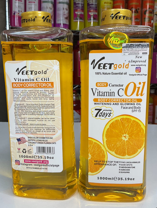 Veet Gold Vitamin C Super Whitening Oil 1000 ml