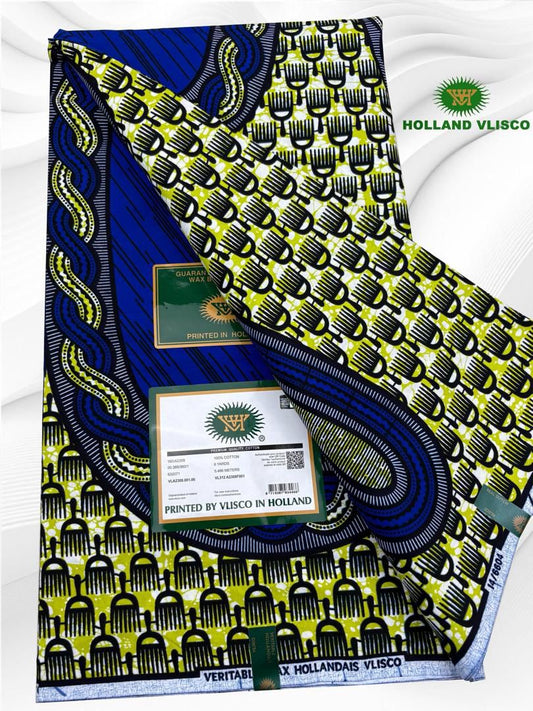 Authentic African Print 100%Cotton 6yards