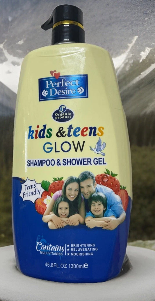 Perfect Desire Kids& Teens Glow Shampoo & Shower Gel 1300ml