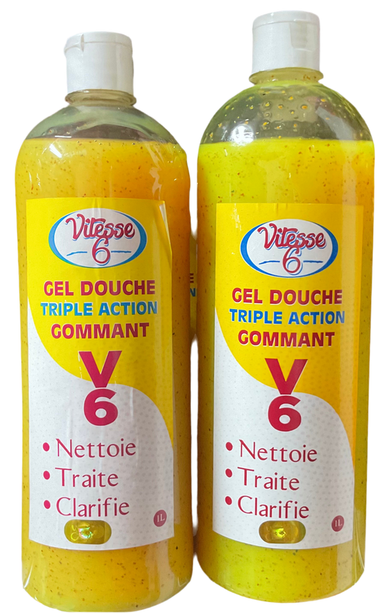 Vitesse 6 Shower Gel Triple Action EXFOLIANT 1000ml 1pc