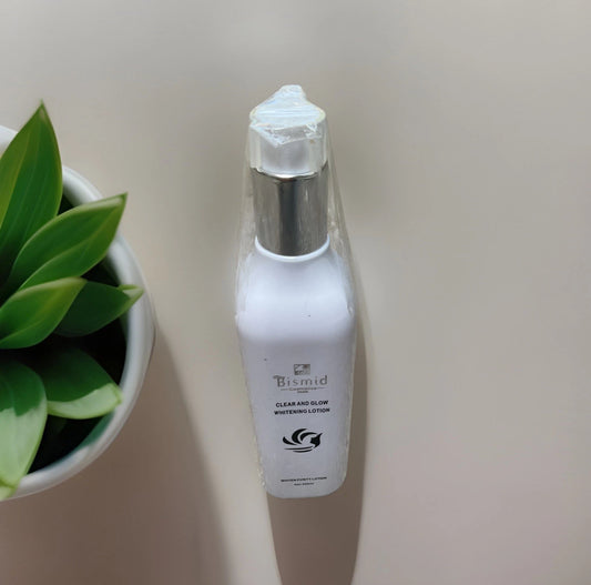 Bismid Costmetics Clear & Glow Whitening Body Lotion 350ml. 💯 AUTHENTIC