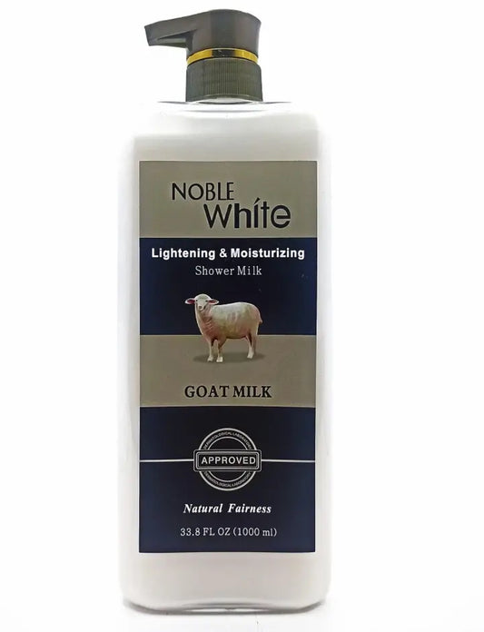 Noble White lightening & moisturizing Goat Milk Shower Milk 1000ml