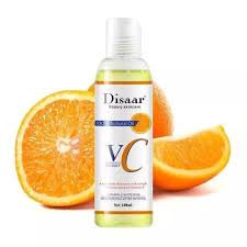 DISAAR Vitamin C Body Oil - Moisturizer for Face & Body, Massage Oil for Dry Skin