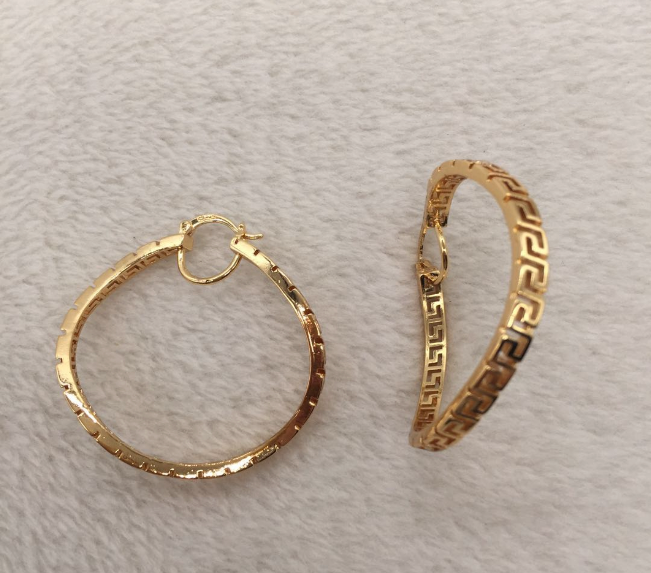 High quality gold plated earrings