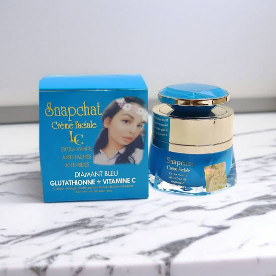 SNAPCHAT FACE CREAM BLUE DIAMOND EXTRA WHITENING GLUTATHIONE 50g