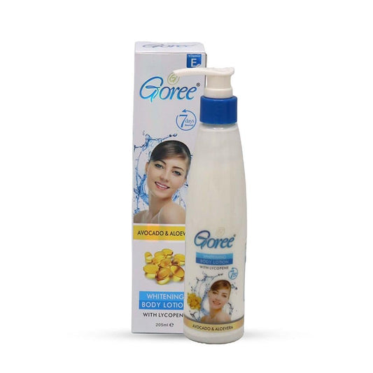 Goree Avocado & Aloe Vera Whitening Body lotion With Lycopene 205ml
