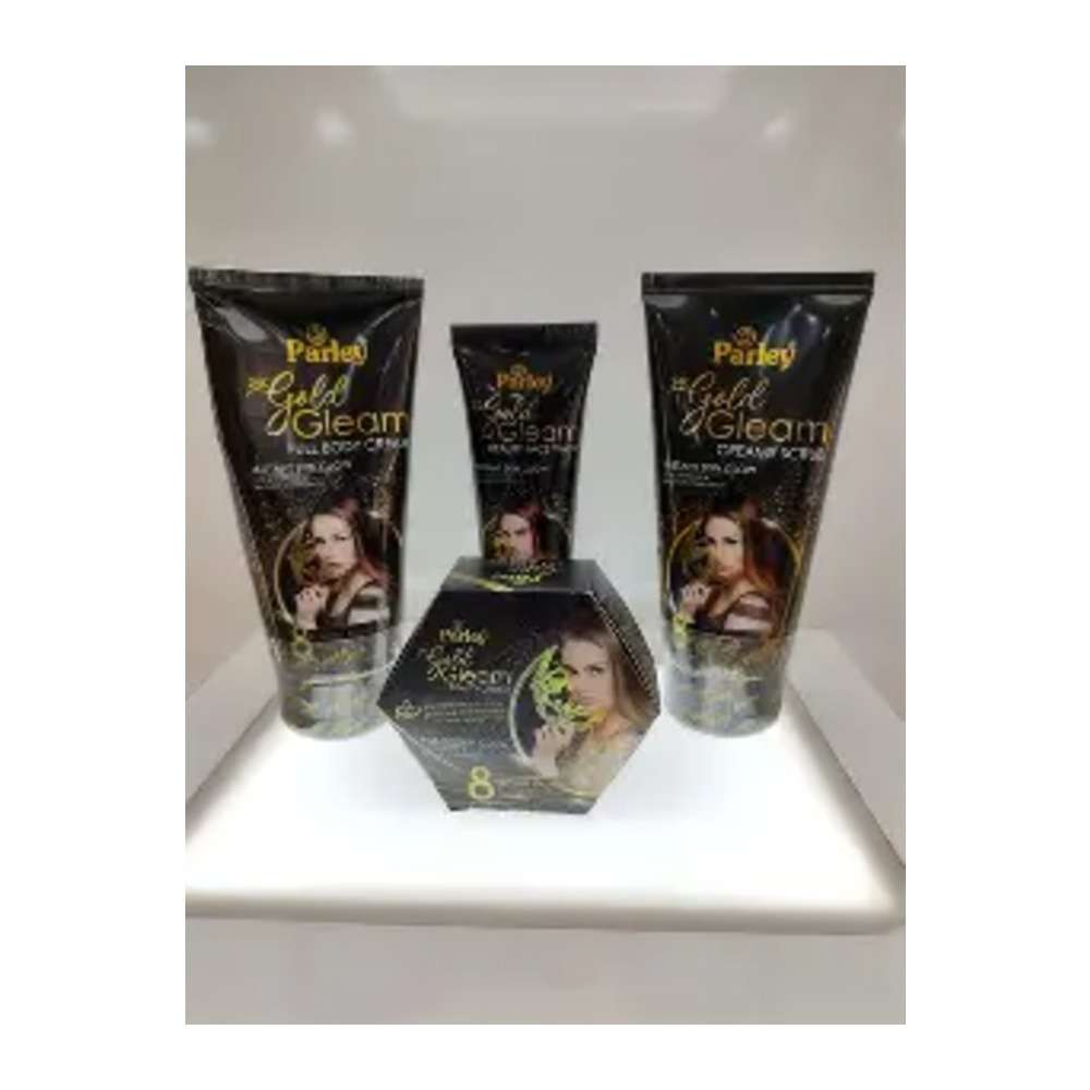 Parley 24K Gold Gleam 4-Piece Set (Body Cream, Face Wash, Scrub & Beauty Cream)